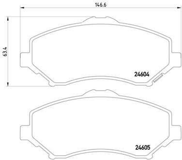 Disc Brake Pad Set PA 355014321