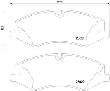 Disc Brake Pad Set PA 355015081