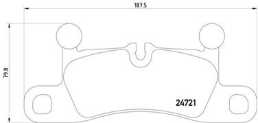 Disc Brake Pad Set PA 355015101