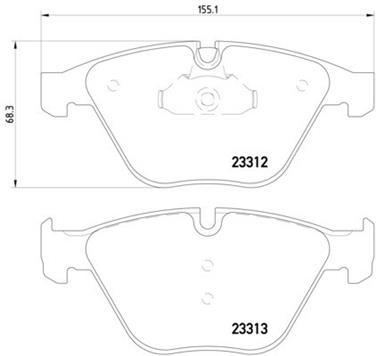 Disc Brake Pad Set PA 355015391