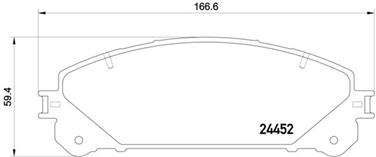 Disc Brake Pad Set PA 355015461