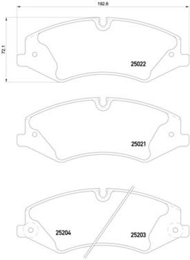 Disc Brake Pad Set PA 355015551