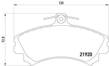 Disc Brake Pad Set PA 355016681