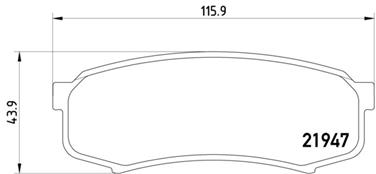 Disc Brake Pad Set PA 355016831