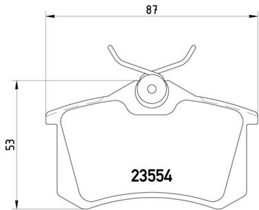 Disc Brake Pad Set PA 355017711