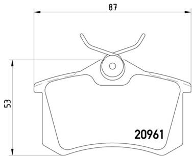 Disc Brake Pad Set PA 355018111