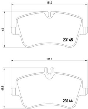 Disc Brake Pad Set PA 355018351