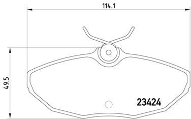 Disc Brake Pad Set PA 355018561