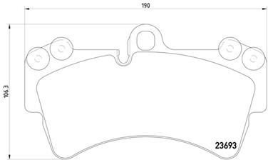 Disc Brake Pad Set PA 355018691