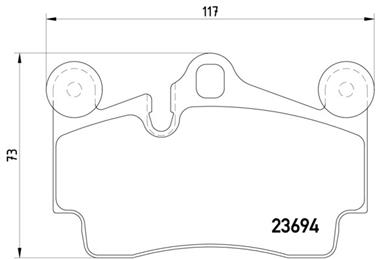 Disc Brake Pad Set PA 355018711