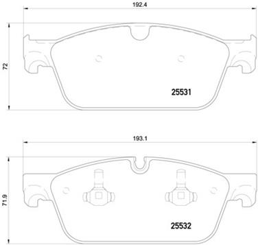 Disc Brake Pad Set PA 355020141