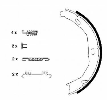 Drum Brake Shoe PA 355050771