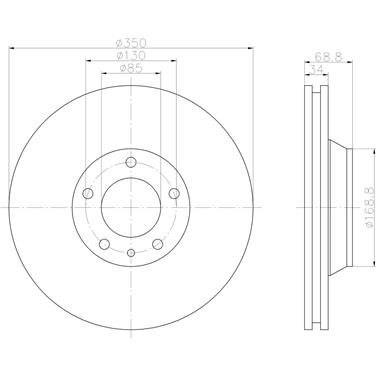 Disc Brake Rotor PA 355109762