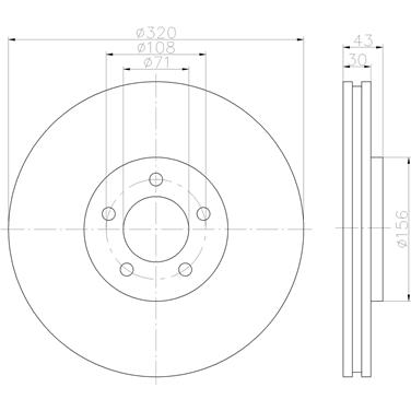 Disc Brake Rotor PA 355122872