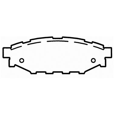 Disc Brake Pad Set WB PD1114