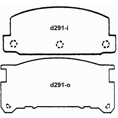 Disc Brake Pad Set WB PD291