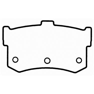 Disc Brake Pad Set WB PD342