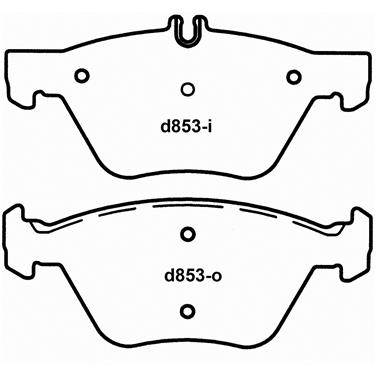 Disc Brake Pad Set WB PD853