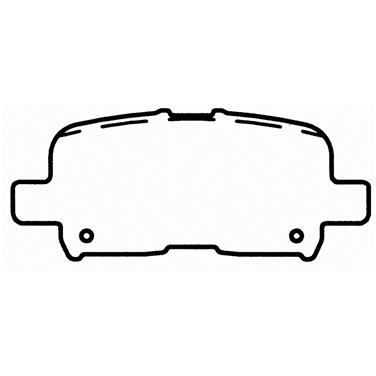 Disc Brake Pad Set WB PD865