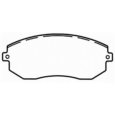 Disc Brake Pad Set WB PD929