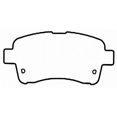 Disc Brake Pad Set WB PD937