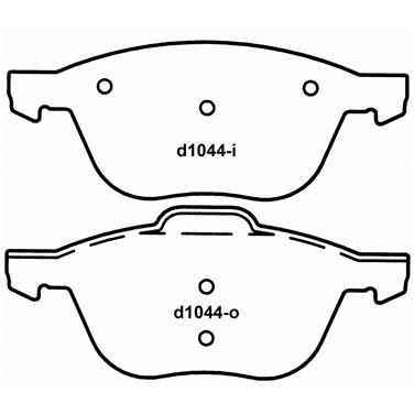 Disc Brake Pad Set WB QC1044