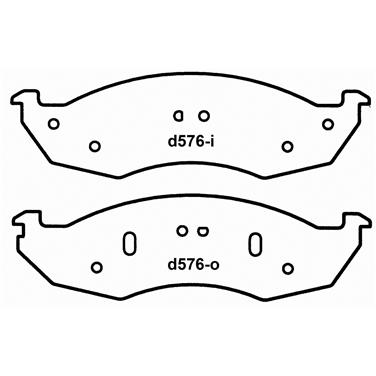 Disc Brake Pad Set WB QC576