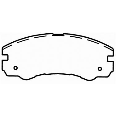 Disc Brake Pad Set WB QC579