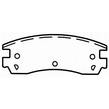 Disc Brake Pad Set WB QC714