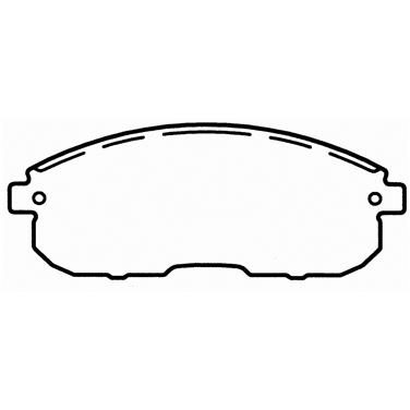 Disc Brake Pad Set WB QC815