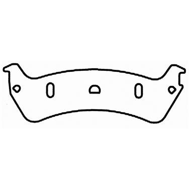 Disc Brake Pad Set WB SX667