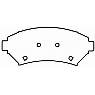 Disc Brake Pad Set WB SX699