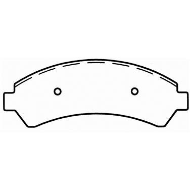 Disc Brake Pad Set WB SX726