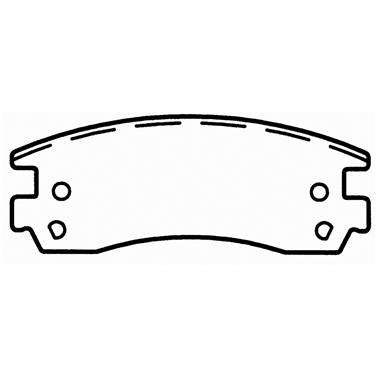 Disc Brake Pad Set WB SX814