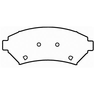 Disc Brake Pad Set WB SX818