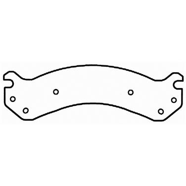 Disc Brake Pad Set WB SX909