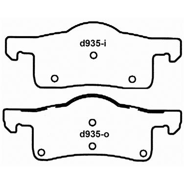 Disc Brake Pad Set WB SX935