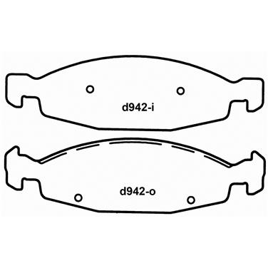 Disc Brake Pad Set WB SX942