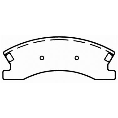 Disc Brake Pad Set WB SX945