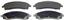 Disc Brake Pad Set WB MX1019A