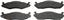 Disc Brake Pad Set WB MX203