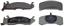 Disc Brake Pad Set WB MX310