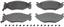 Disc Brake Pad Set WB MX522