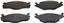 Disc Brake Pad Set WB MX569