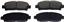 Disc Brake Pad Set WB MX582