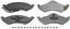 Disc Brake Pad Set WB MX746