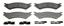 Disc Brake Pad Set WB MX802