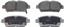 Disc Brake Pad Set WB MX822