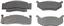 Disc Brake Pad Set WB MX84