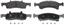 Disc Brake Pad Set WB MX934